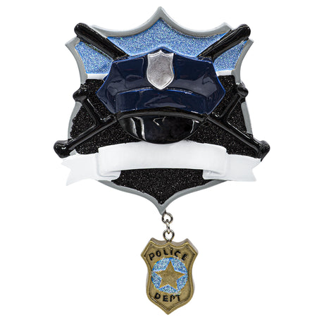 Personalized Policeman  Christmas Ornament