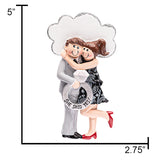 Personalized Our First Christmas Engaged Ornament - Newly Engaged Couple with She Said Yes Ring