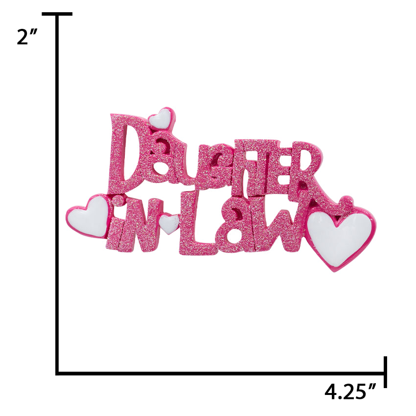 Personalized Daughter in Law Christmas Ornament