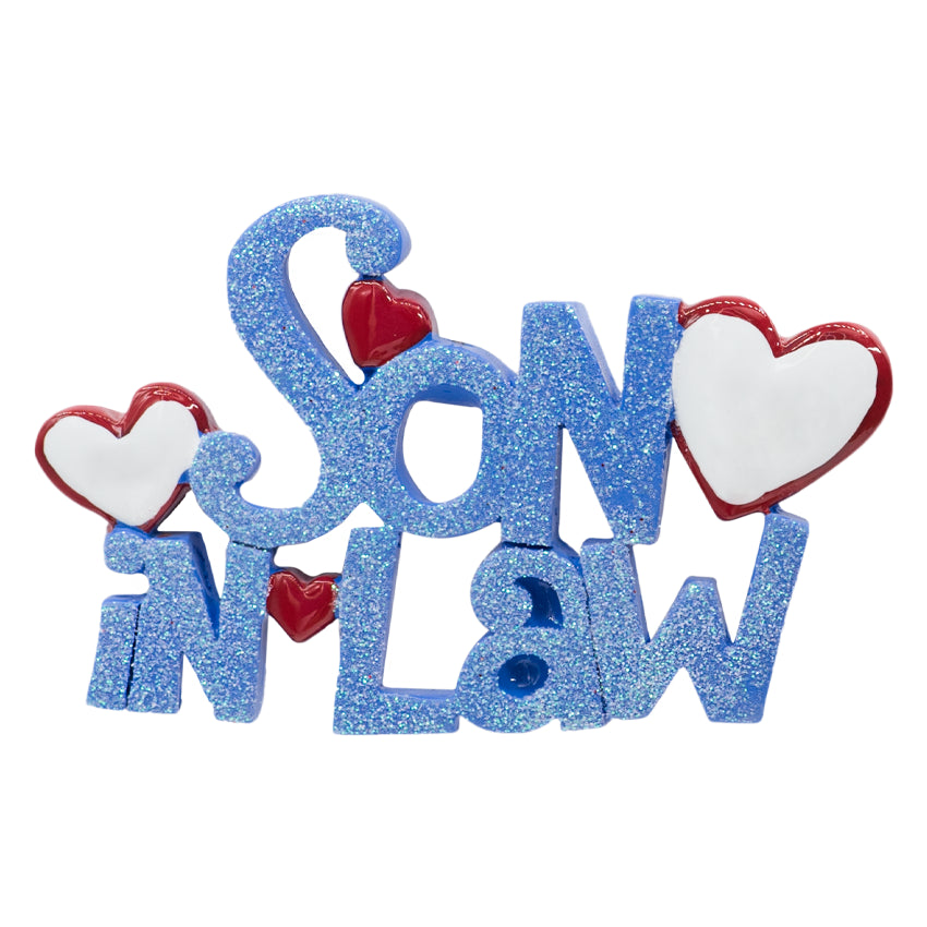 Personalized Son in Law Christmas Ornament