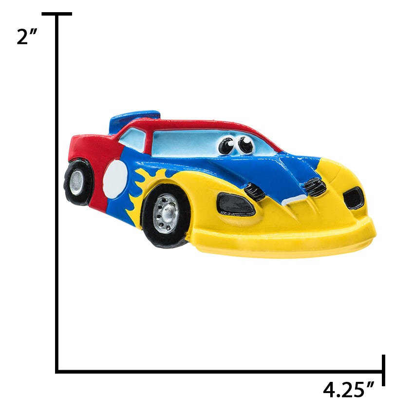 Personalized Race Car Christmas Ornament