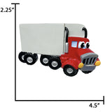 Personalized Truck Christmas Ornament