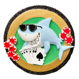 Personalized Poker Shark Christmas Ornament