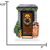 Personalized New Home / Brown Door Christmas Ornament