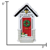 Personalized New Home / Red Door Christmas Ornament