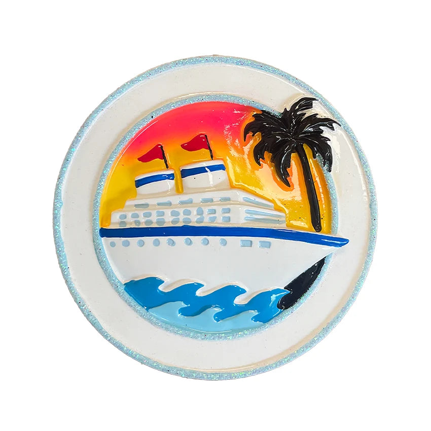Personalized Cruise Ship Christmas Ornament