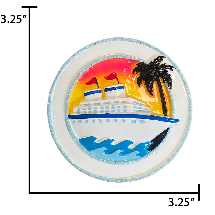 Personalized Cruise Ship Christmas Ornament