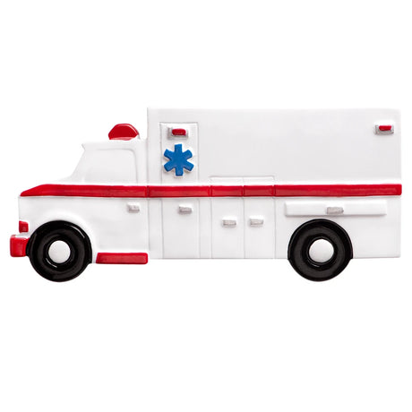 Personalized Ambulance Christmas Ornament