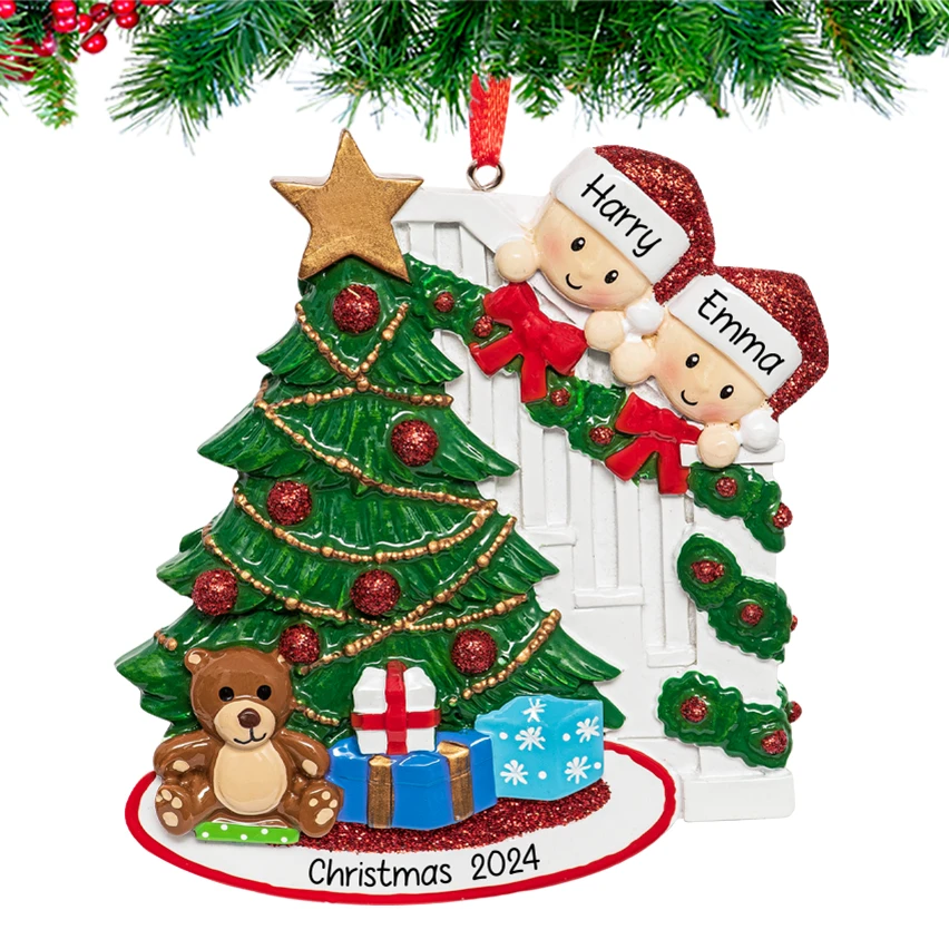 Custom Couple Ornament - Our First Christmas Together Gift