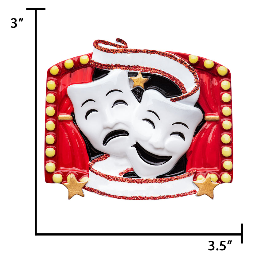 Personalized Theater Christmas Ornament