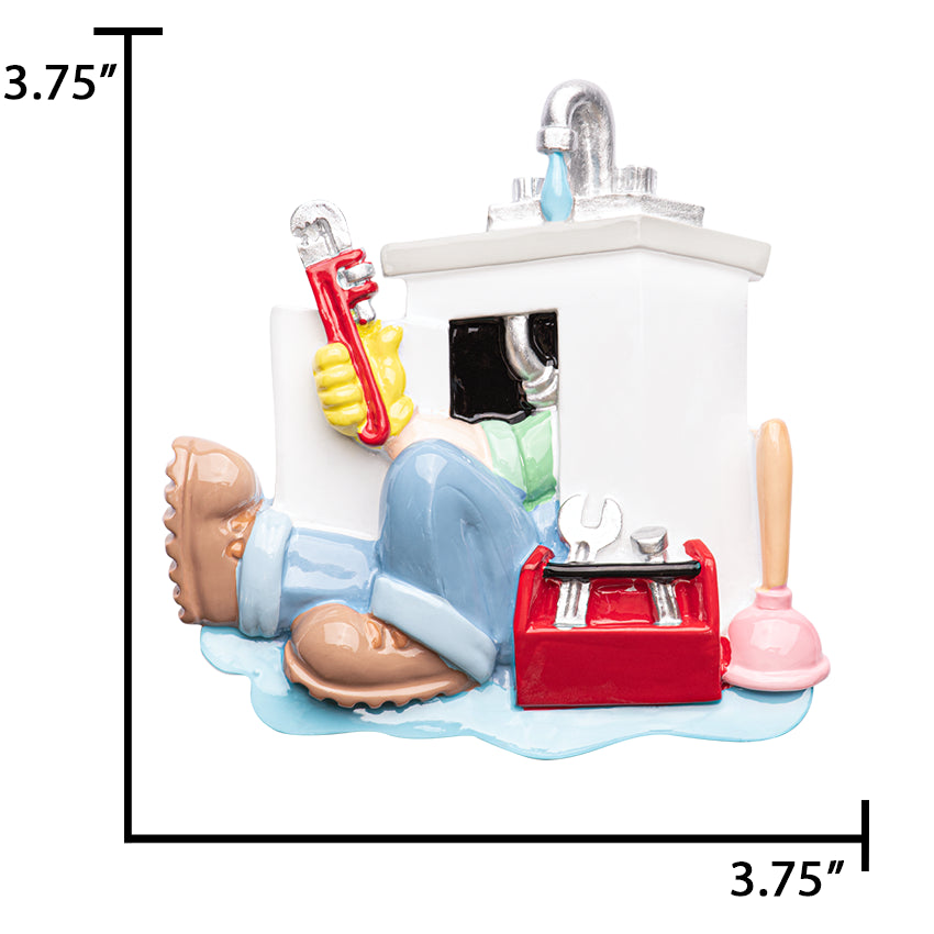 Plumber Christmas Ornament Personalized Keepsake