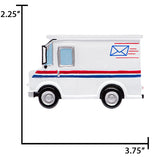 Personalized Mail Truck Christmas Ornament
