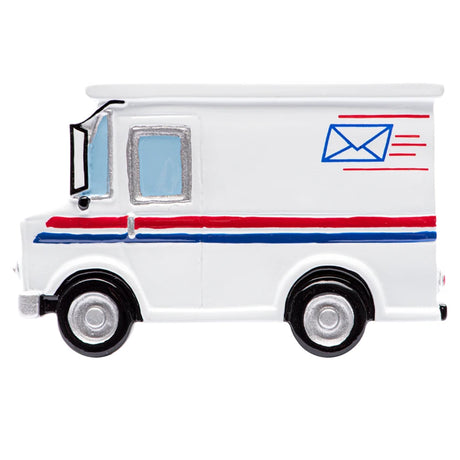 Personalized Mail Truck Christmas Ornament