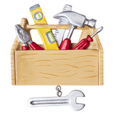 Personalized Tool Box Christmas Ornament