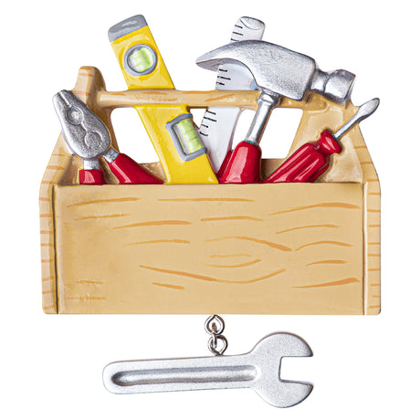 Personalized Tool Box Christmas Ornament