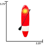 Personalized Paddle Board Christmas Ornament - Stand Up Paddleboard