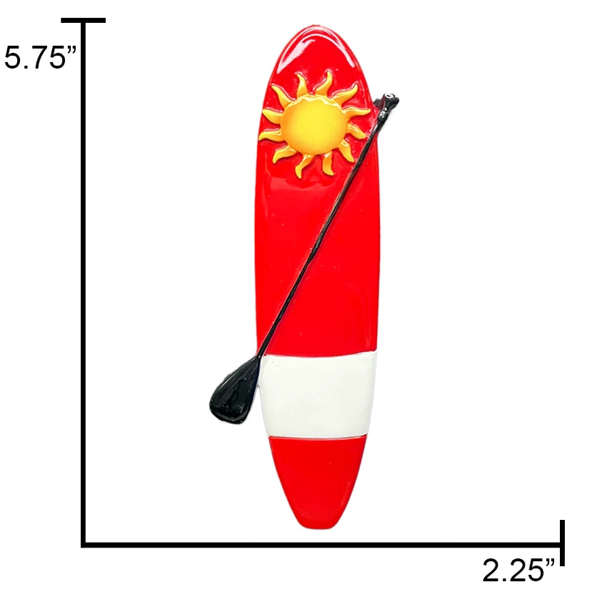 Personalized Paddle Board Christmas Ornament - Stand Up Paddleboard