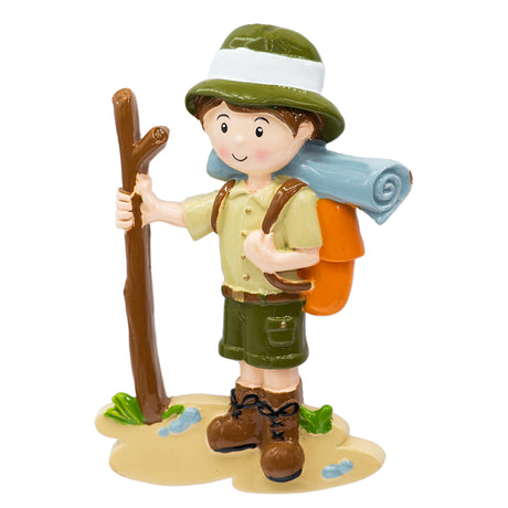 Personalized Hiking Boy Christmas Ornament
