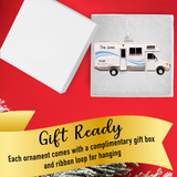Personalized RV Windstream Camper Christmas Ornament