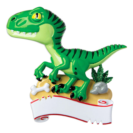 Personalized Dinosaur Christmas Ornament