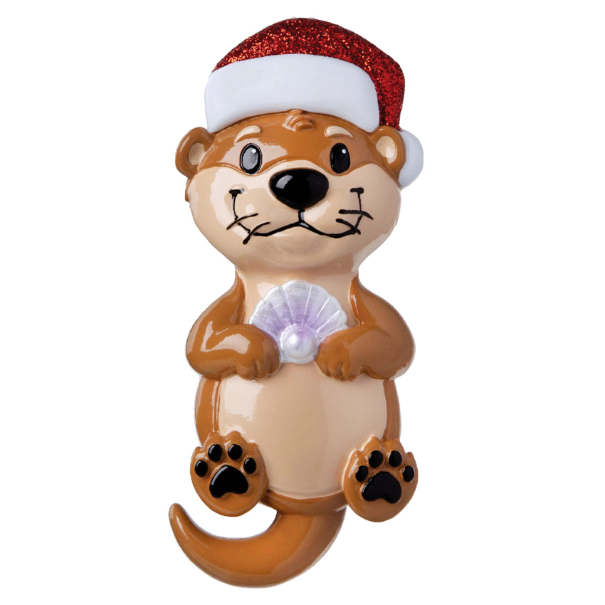 Personalized Otter Christmas Ornament