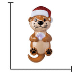 Personalized Otter Christmas Ornament