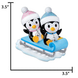 Personalized Twins Christmas Ornament Boy & Girl