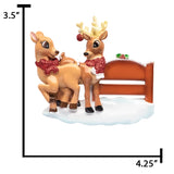 Personalized Our First Christmas Together Ornament - Reindeer Couple