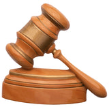 Personalized Gavel and Sound Block Christmas Ornament