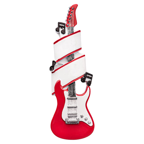 Personalized Electric Guitar Musical Instrument Christmas Ornament