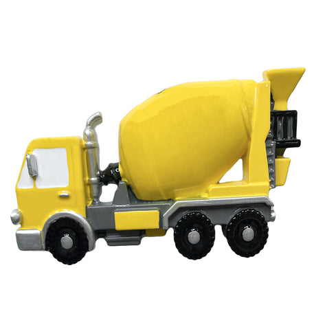 Personalized Cement Truck / Concrete Mixer Christmas Ornament