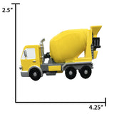 Personalized Cement Truck / Concrete Mixer Christmas Ornament