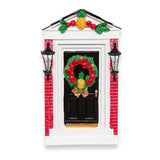 Personalized New Home / Colonial Door Christmas Ornament