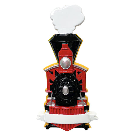 Personalized Train Christmas Ornament - Choo Choo Locomotive
