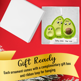 Personalized Expecting Family of 4  Christmas Ornament