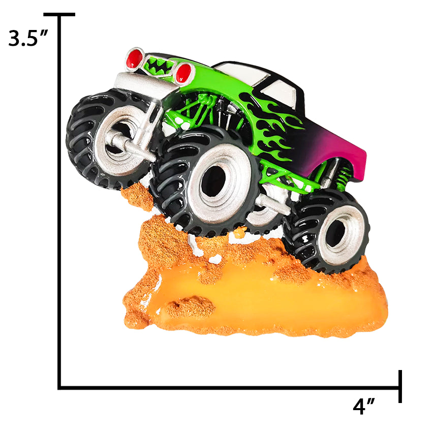 Monster Truck Christmas Ornament