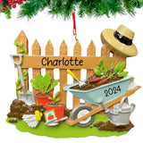 Personalized Gardening Christmas Ornament for Gardeners Plant Lover