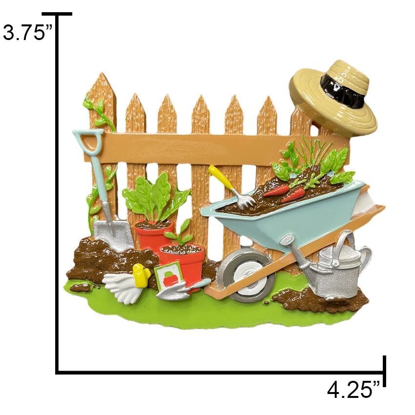Personalized Gardening Christmas Ornament for Gardeners Plant Lover