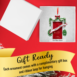 Personalized New Home Christmas Ornament - Red Door Gift