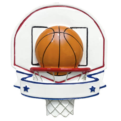 Personalized Basketball Hoop Christmas Ornament 2025