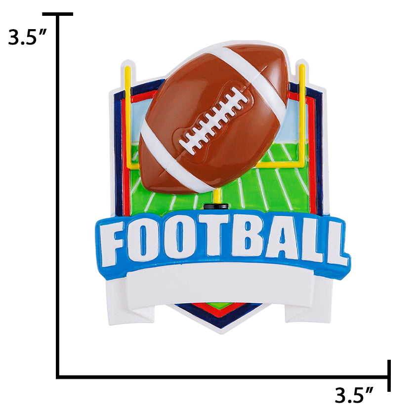 Football Personalized Christmas Ornament 2025