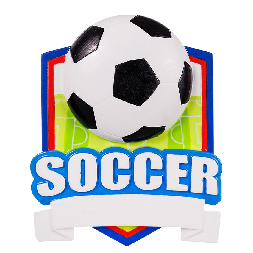Personalized 3D Soccer Christmas Ornament 2025