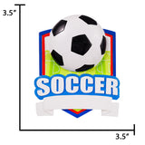 Personalized 3D Soccer Christmas Ornament 2025