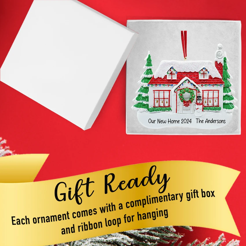 Personalized New House Christmas Ornament