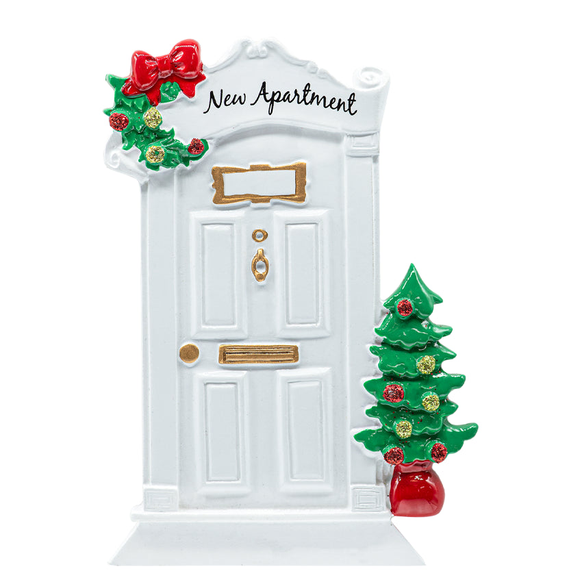 Personalized New Apartment Christmas Ornament