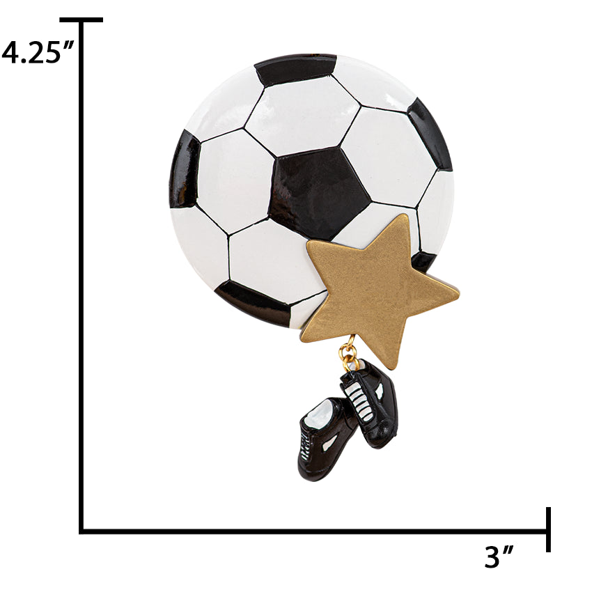 Soccer Ball Christmas Ornament 2025