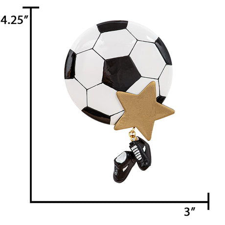 Soccer Ball Christmas Ornament 2025