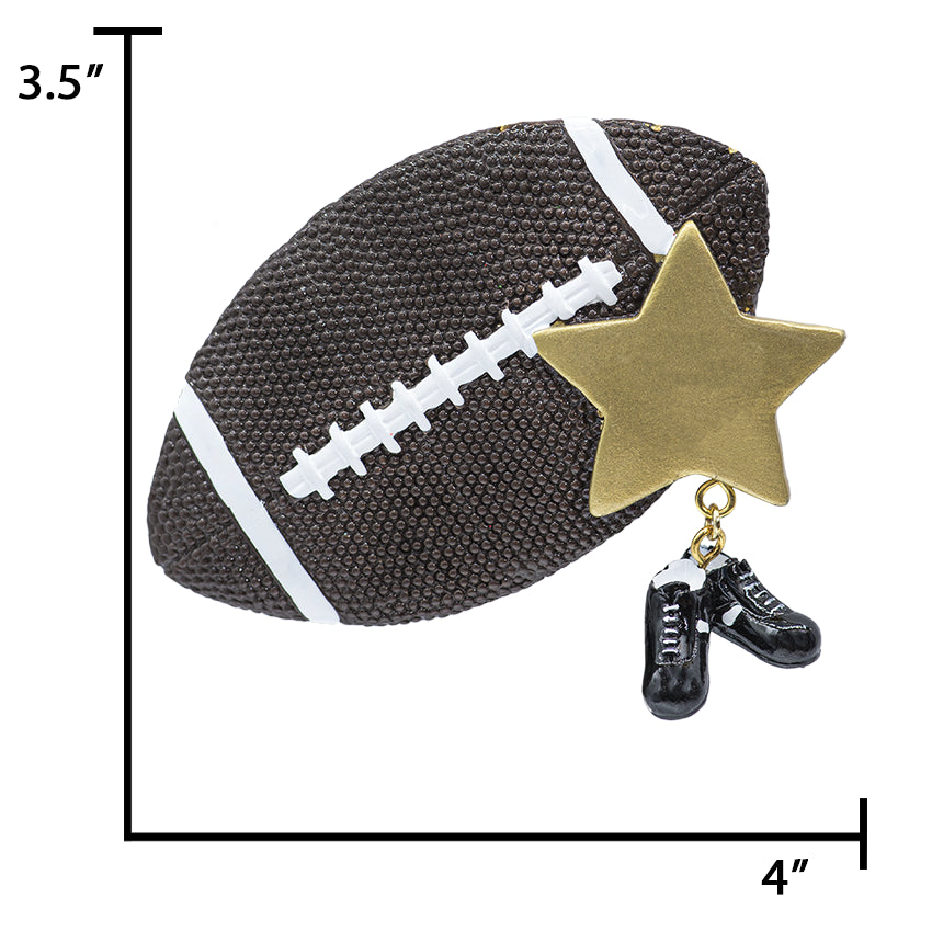 Personalized Football Christmas Ornament 2025