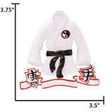 Personalized Karate Jacket Christmas Ornament 2025