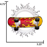 Personalized Skateboard Christmas Ornament for Skateboarder